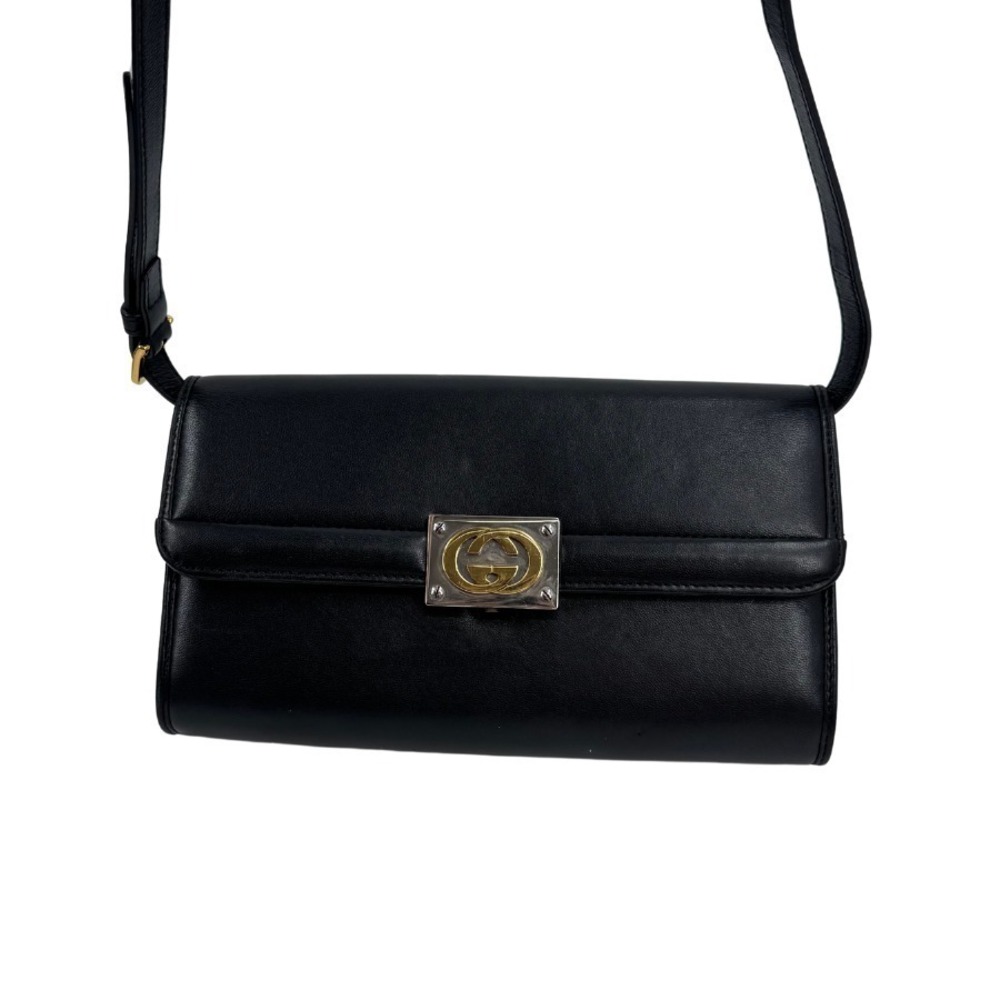 Gucci Interlocking Leather Shoulder Bag
